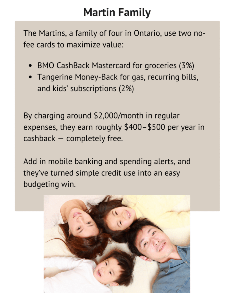 Family lying on the floor smiling together during a budgeting discussion.