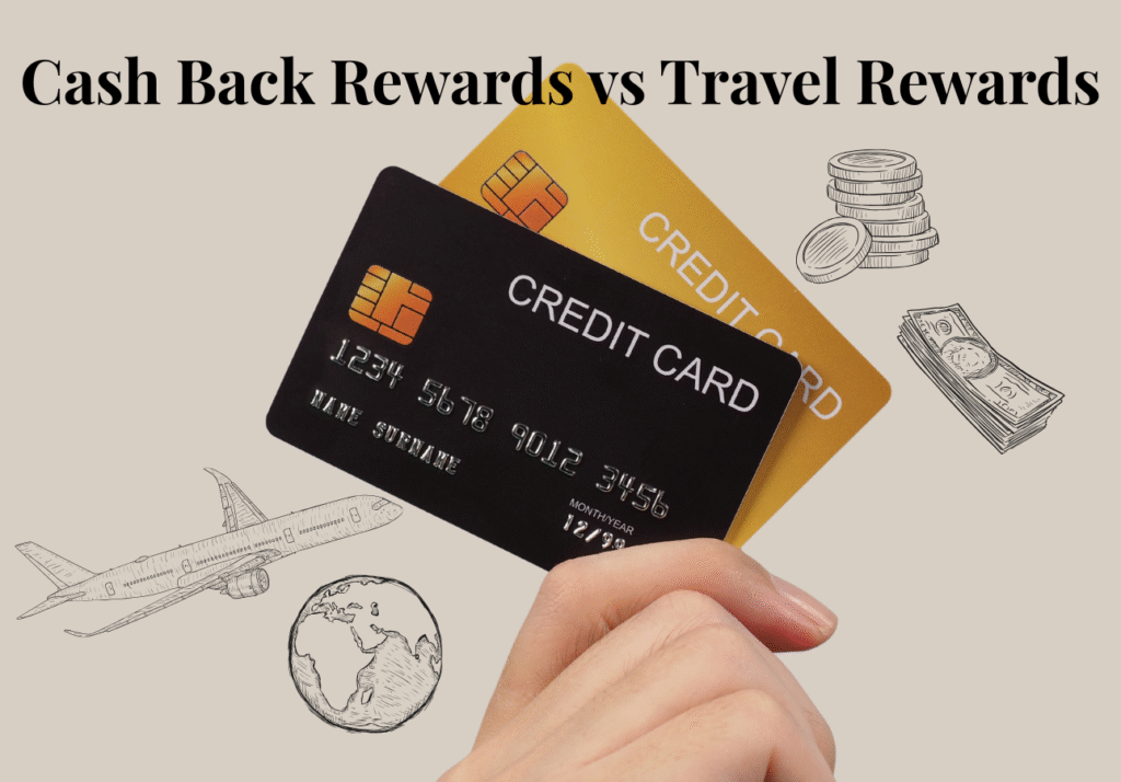 cash back vs travel rewards credit cards comparison canada